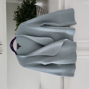 Eileen Fisher pale blue cropped cardigan, size S